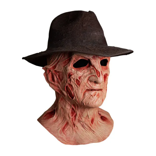 A Nightmare on Elm Street 4: The Dream Master - Deluxe Freddy Krueger Mask with Fedora Hat
