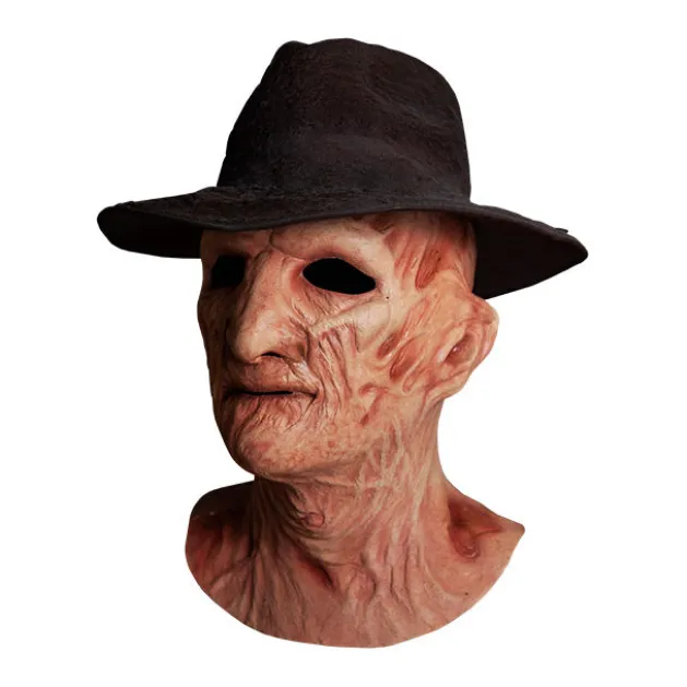 A Nightmare on Elm Street 2: Freddy's Revenge - Deluxe Freddy Krueger Mask with Fedora Hat