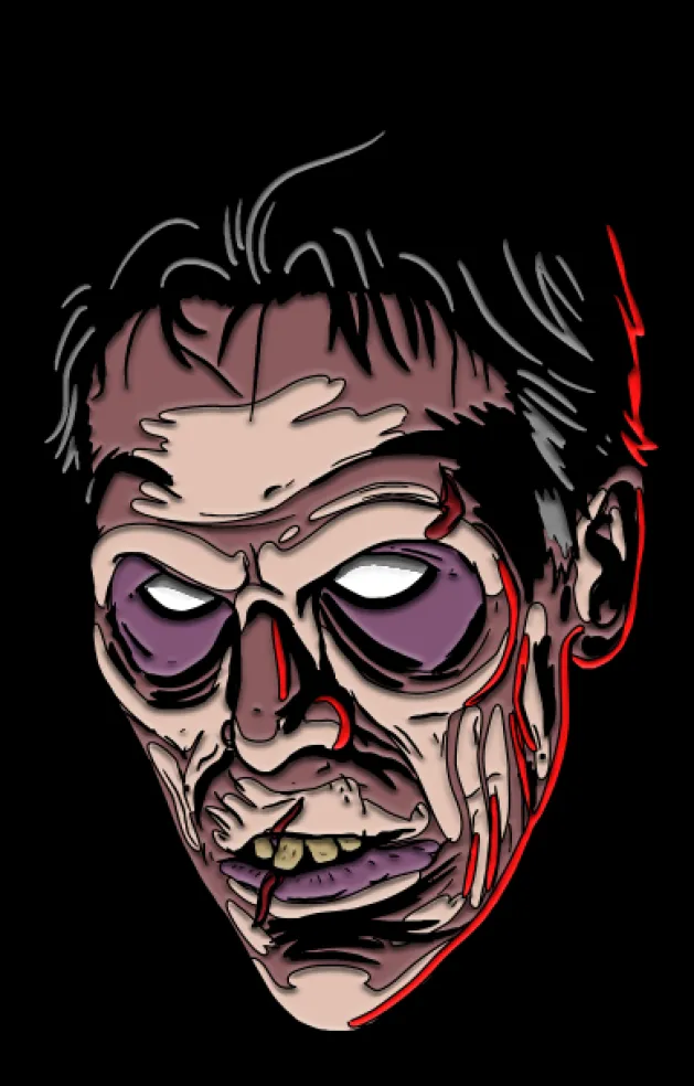 EVIL DEAD 2 - EVIL ASH ENAMEL PIN