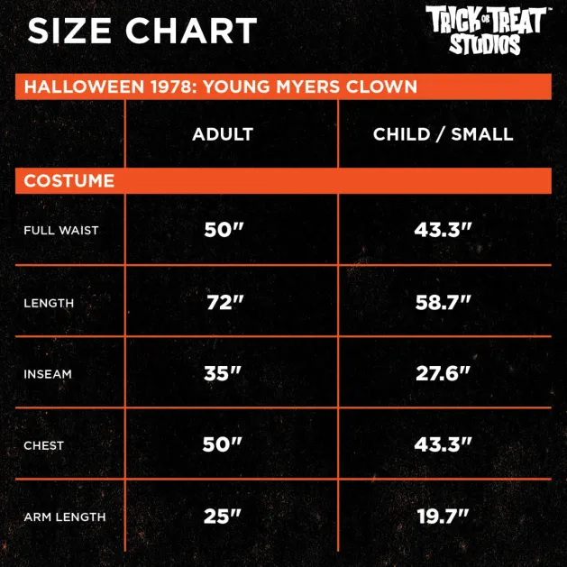 Halloween - Young Michael Myers Clown Costume - Children's