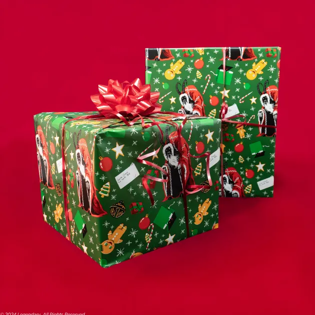 Krampus - Seasons Greetings Wrapping Paper