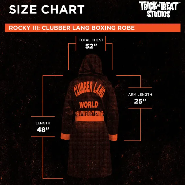 Rocky III Clubber Lang Robe