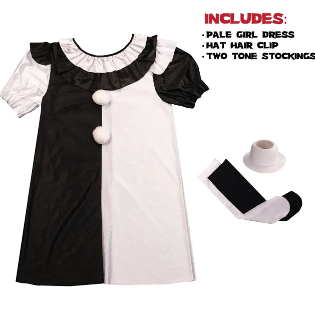 Terrifier 2- Pale Girl Costume